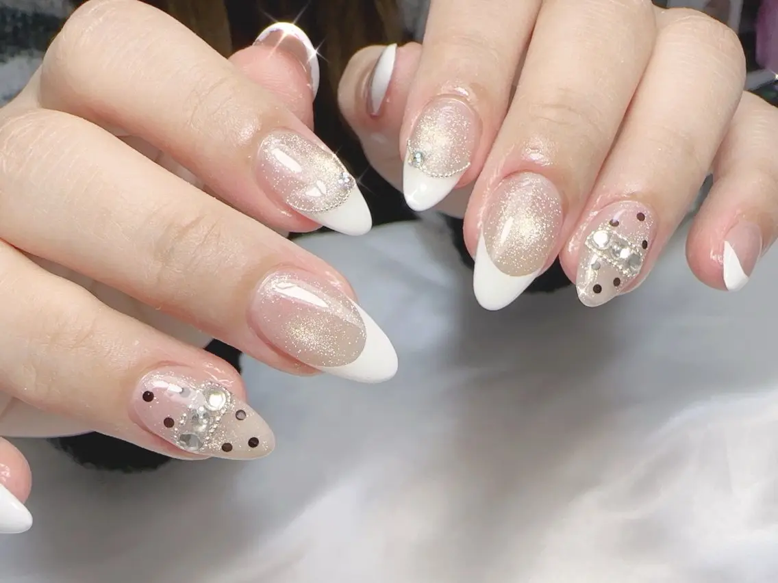 ネイル ハンドネイル Cherie PINKのネイルデザイン
