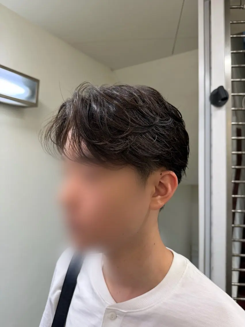 ショート メンズ カット 町田メンズパーマ 特化 金井蒔士のヘアスタイル