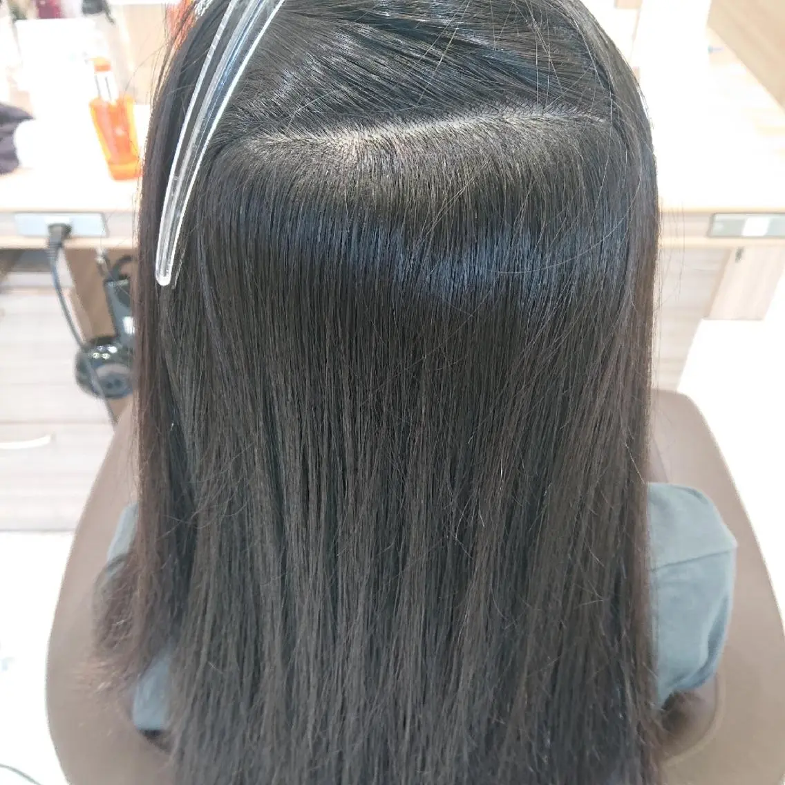 セミロング 縮毛矯正 トリートメント 宮本 秀人のヘアスタイル