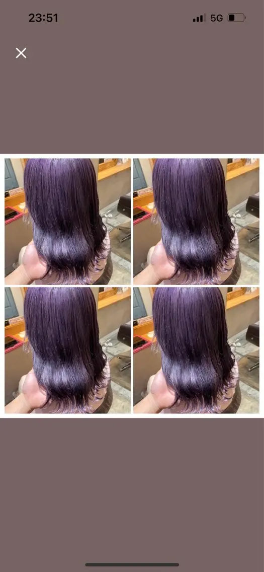 セミロング カラー 髪質改善 艶髪矯正 エクステ かいり✂️のヘアスタイル