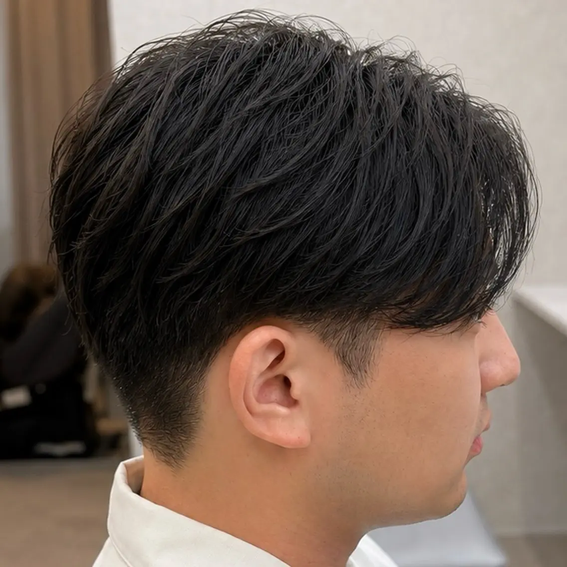 メンズ カット シースルーマッシュ 🍒毛流れ🖤アヤネのヘアスタイル