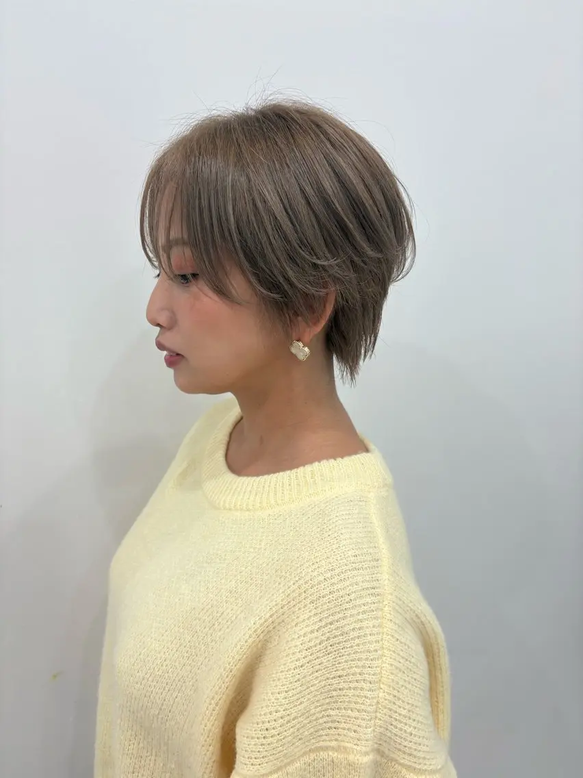 ショート レイヤーカット/ Harukaのヘアスタイル