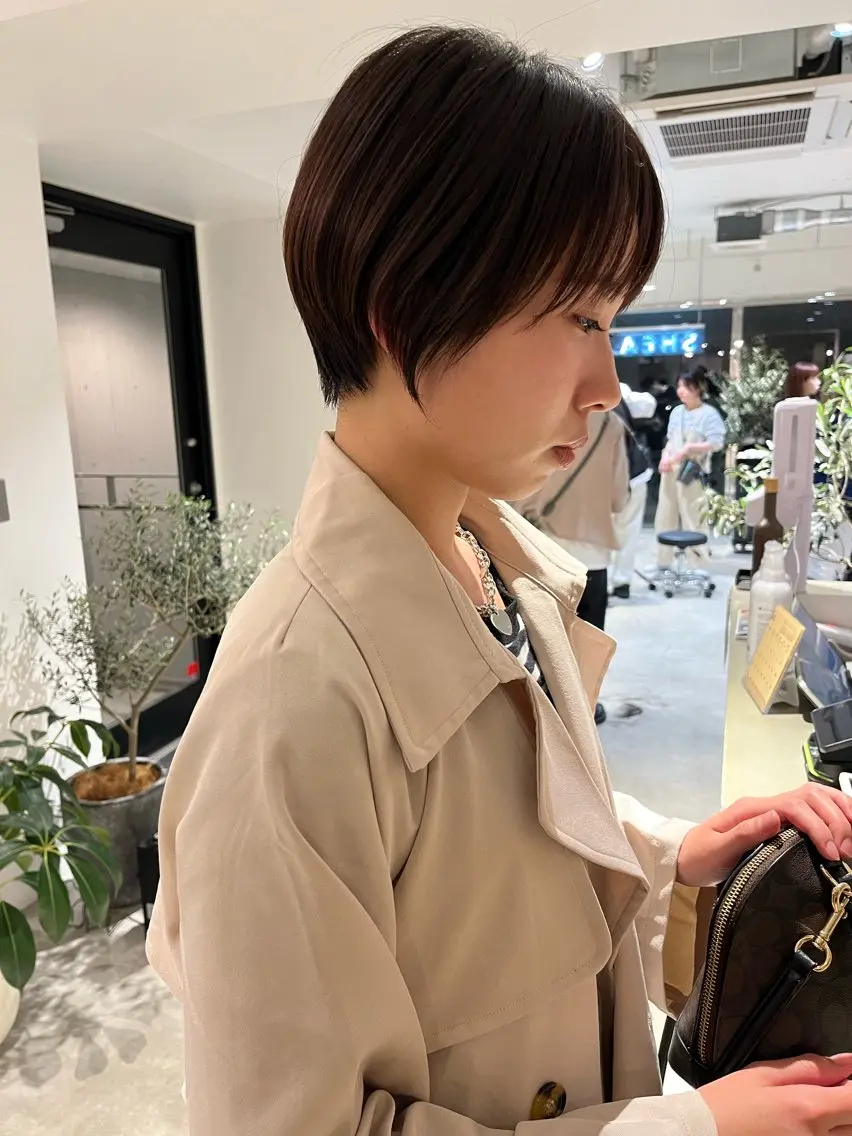 ショート カラー ヘアアレンジ ショートボブ ボブ ショートヘア カット トリートメント ヘッドスパ ヘアセット 一箭 恵梧/ロングヘアのヘアスタイル