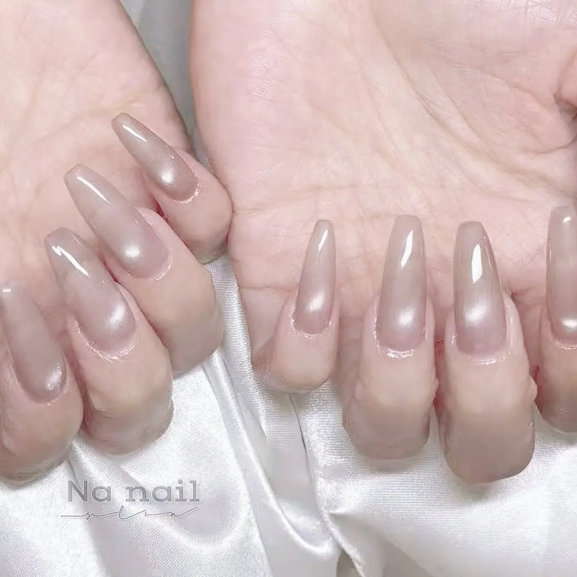 ネイル チークネイル フラッシュネイル フレンチネイル ジェルネイル グラデーション ハンドネイル CC Nail 高田馬場のネイルデザイン