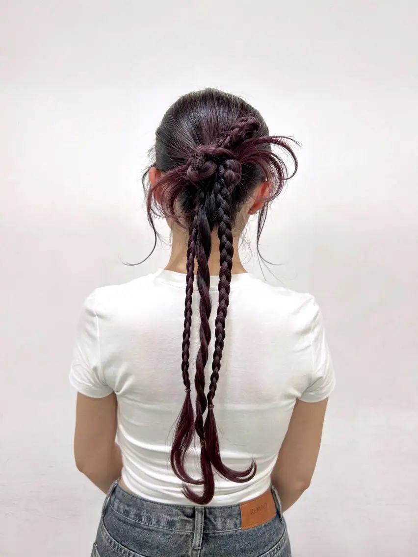 ロング ヘアアレンジ fameu / hinaのヘアスタイル
