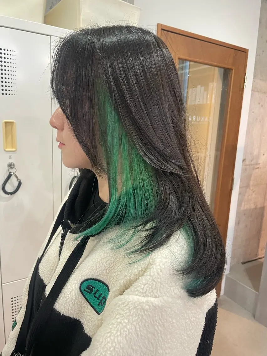 セミロング ヘアカラー トリートメント 横山 奈央のヘアスタイル