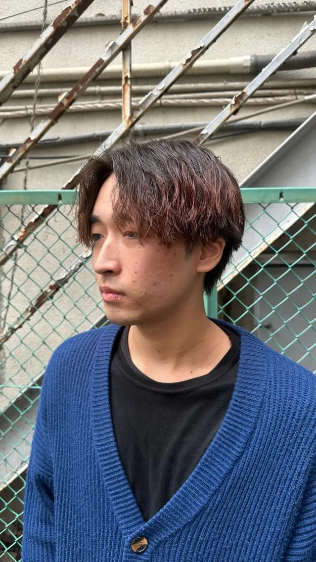 ショート パーマ メンズ メンズパーマ パーマ職人 渡邊　優雅のヘアスタイル