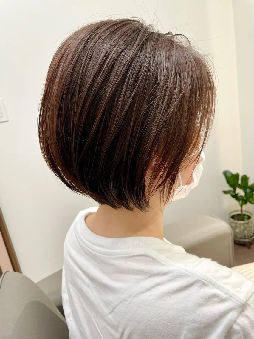 ショート カラー ショートヘア 中村 瑛秀のヘアスタイル