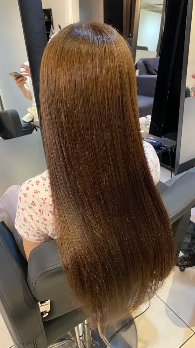 🤍 ブリーチなしダブルカラー♡透明感カラー 🤍の写真