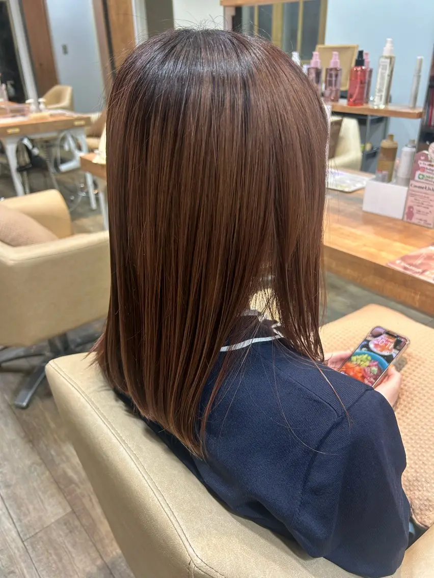セミロング トリートメント 大坪 拓哉のヘアスタイル