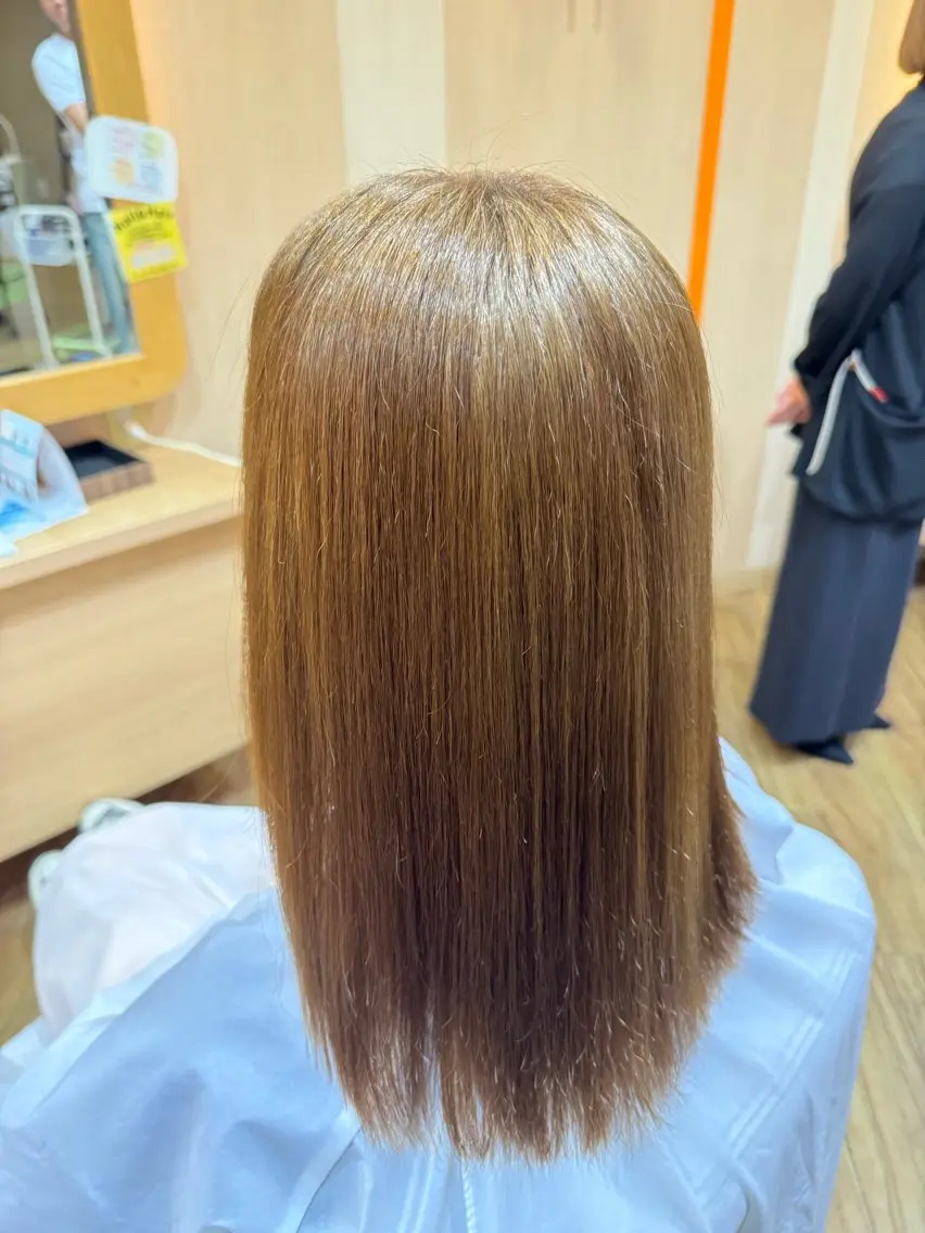 ミディアム カラー ヘアアレンジ トリートメント select 大森 慶斗のヘアスタイル