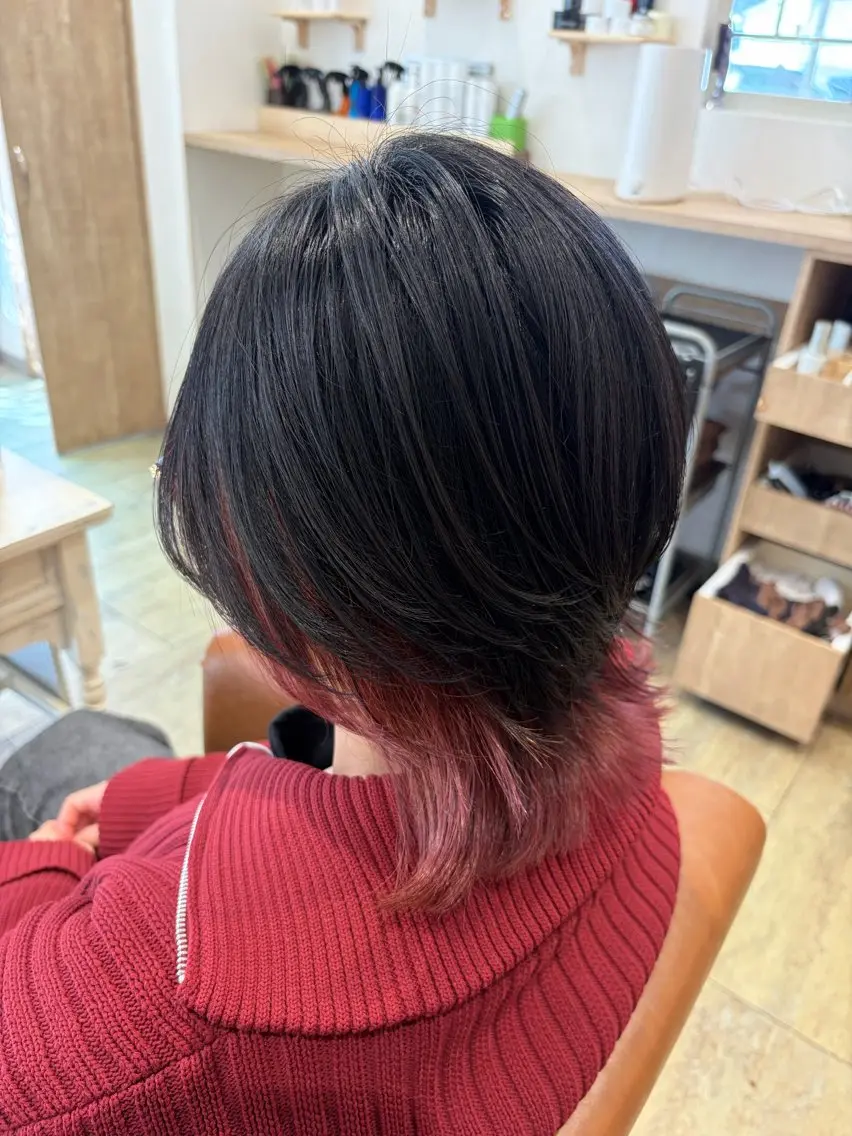 ミディアム カット カラーモデル募集中✨ MIKUのヘアスタイル