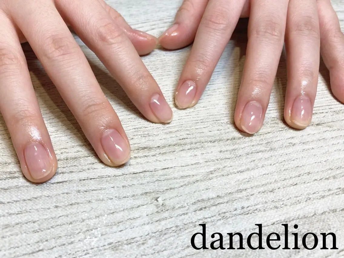 ネイル ハンドネイル ハンドケア dandelion ダンデライオンのネイルデザイン