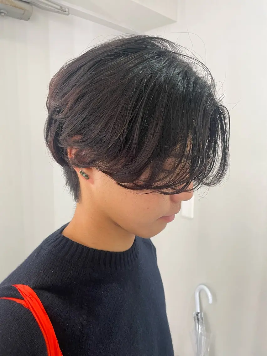パーマ メンズ カット パーマ 東 奎吾のヘアスタイル