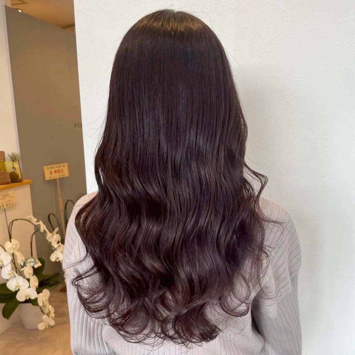 ロング カラー カット ヘアカラー トリートメント ブリーチなし 暖色カラー/井上あいのヘアスタイル