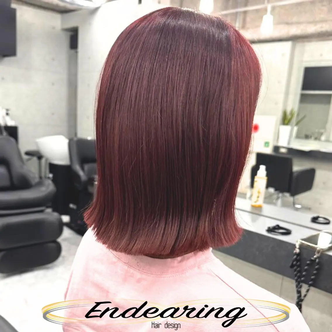 カラー ベージュカラー ブリーチ ボルドーカラー 透明感カラー ピンクカラー ヘアカラー Endearing 銀座/YOKOのヘアスタイル