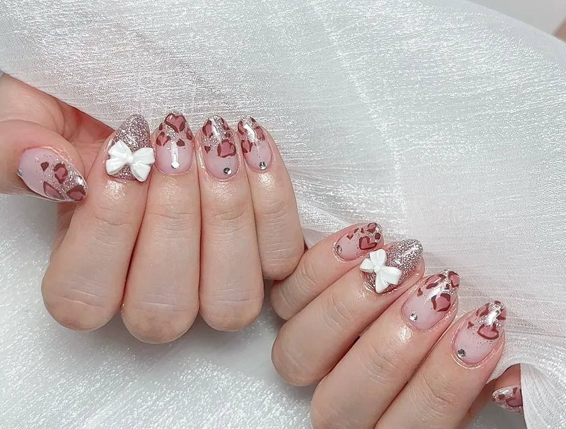 ネイル ハンドネイル ❤️ aura❤️のネイルデザイン