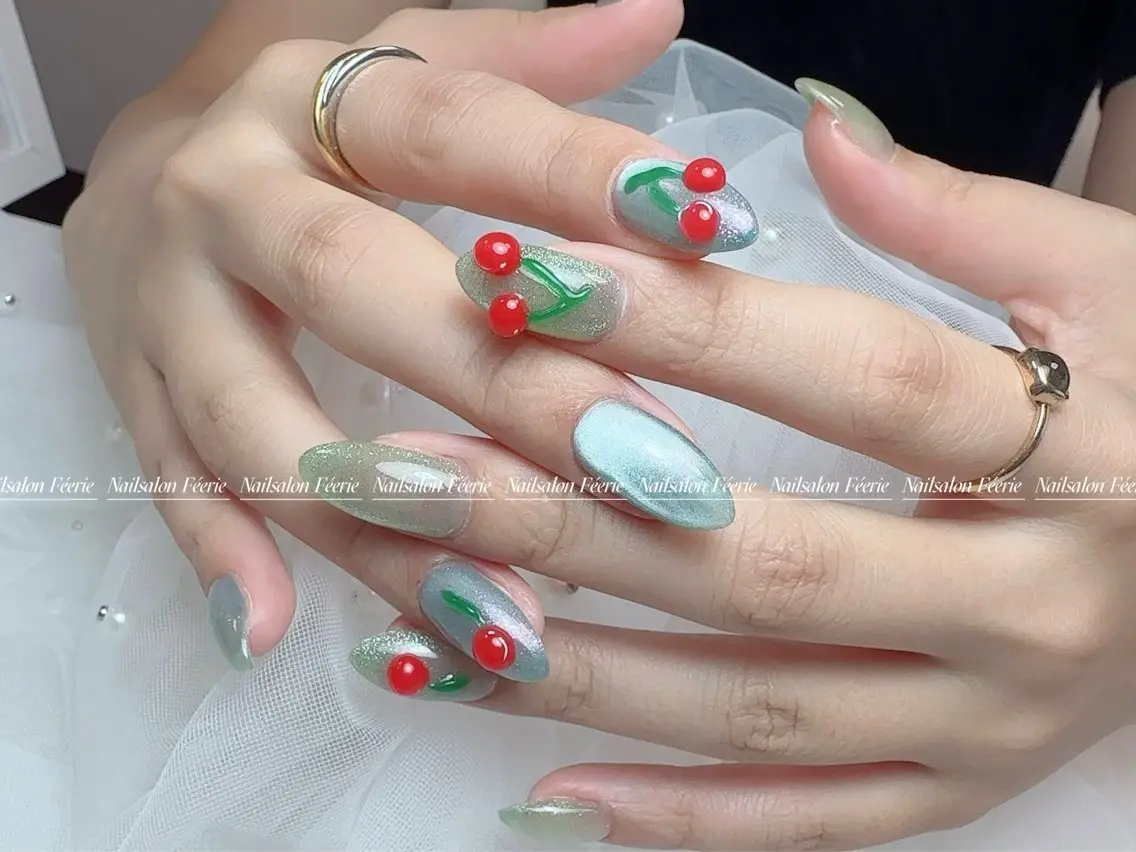 ネイル 成人式 長さ出し フットネイル フレンチネイル ジェルネイル ハンドネイル ハンドケア nail salon Feerieのネイルデザイン