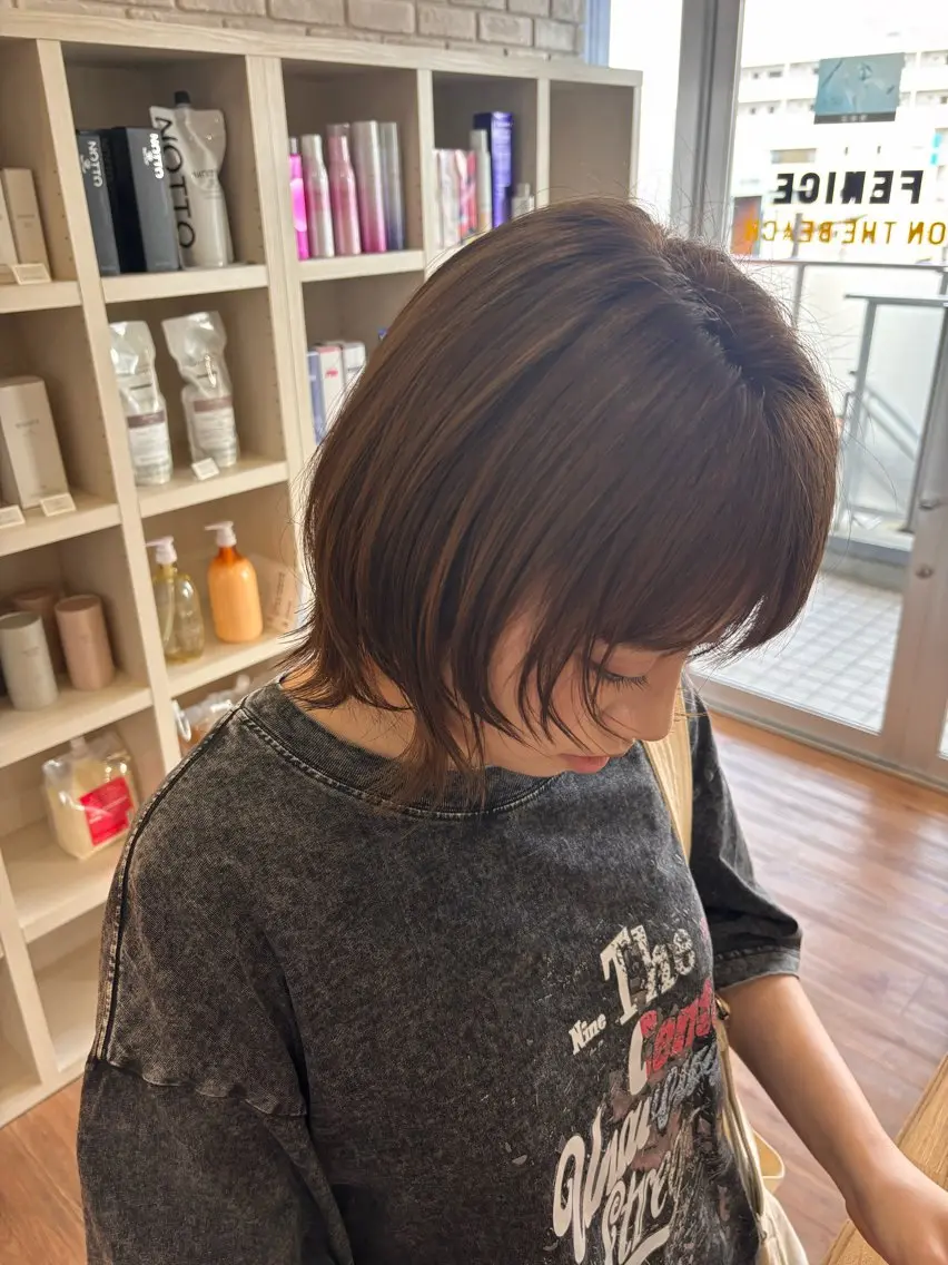 ショート カット ヘアカラー トリートメント 永井大樹✨ 透明感カラー✨のヘアスタイル