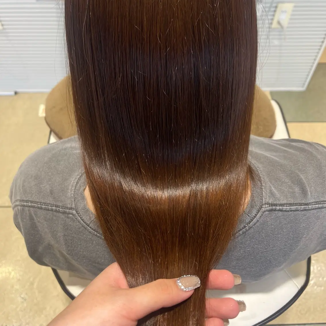 ロング カラー 淡色┊︎ナチュラル 🧁奈那美🧁*.゜のヘアスタイル