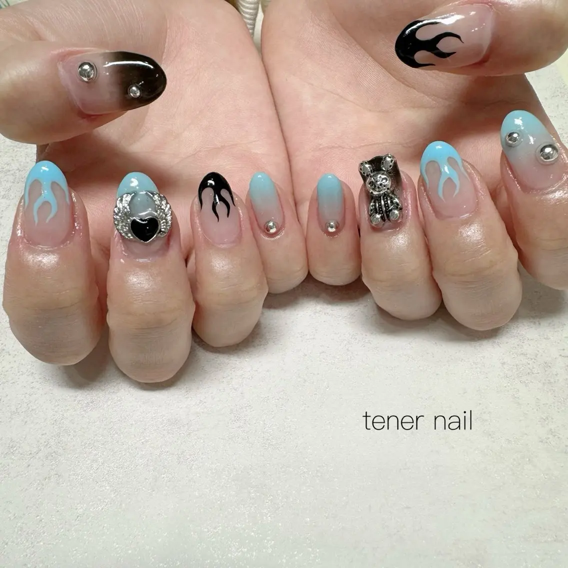 ネイル フレンチネイル ハンドネイル テネルネイル tener nailのネイルデザイン