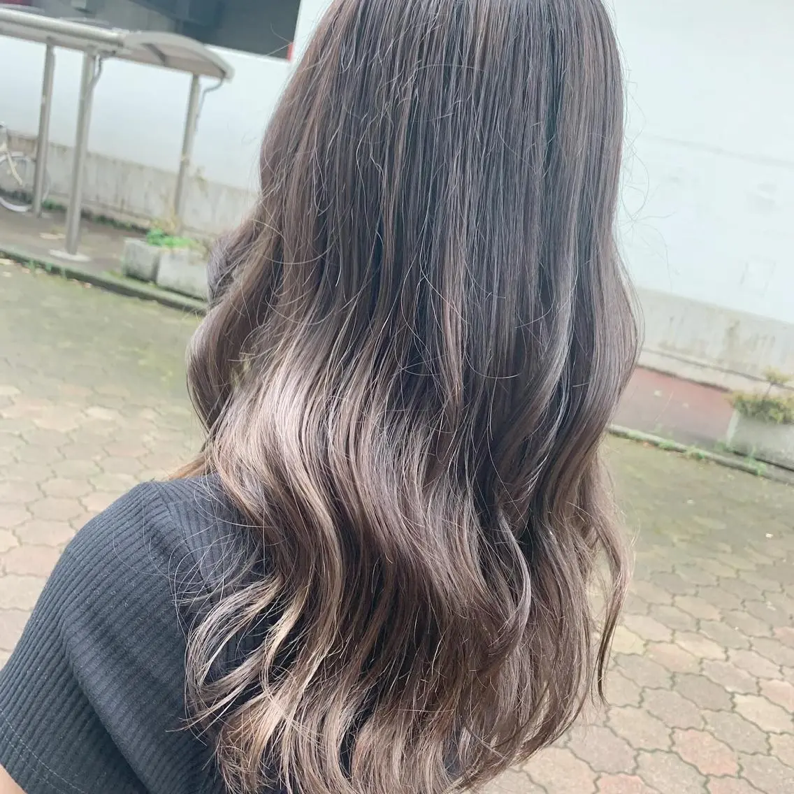 ロング カラー グラデーションカラー メンズパーマ/新潟駅 NOBUTA🔥のヘアスタイル