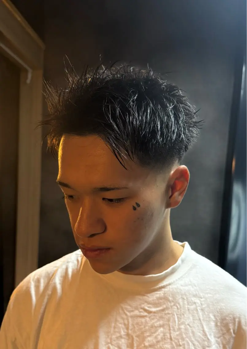 ショート メンズ フェードカット メンズショート ショートヘア メンズ特化/前橋高崎 エンドウ　ソラのヘアスタイル