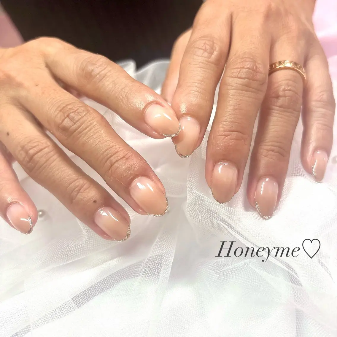 ネイル ハンドネイル Honey me ❁⃘*.ﾟのネイルデザイン