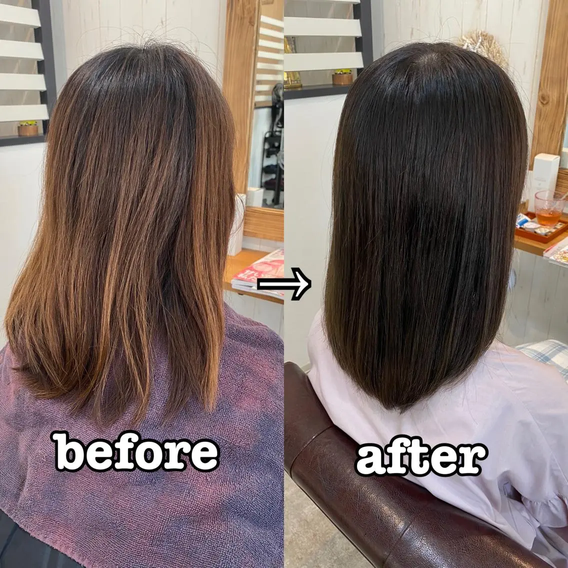 セミロング カラー [店長]加地 峻のヘアスタイル
