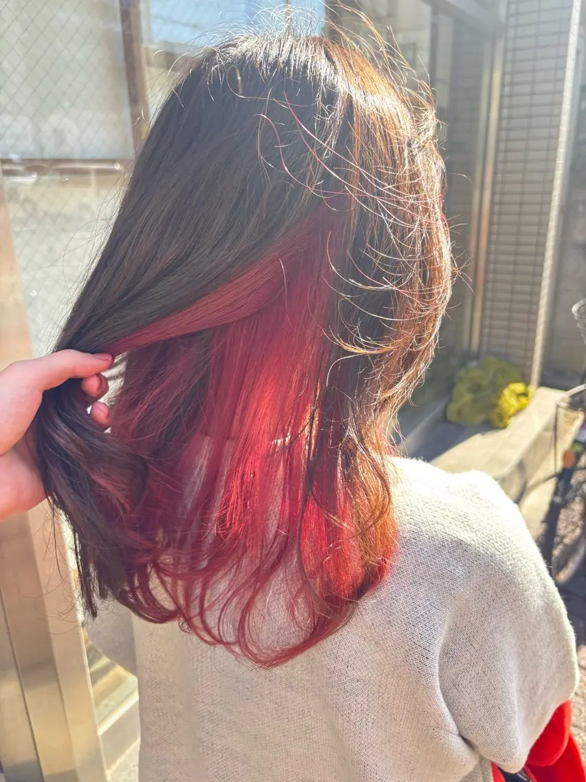 ロング yuzuki Agu臼井のヘアスタイル