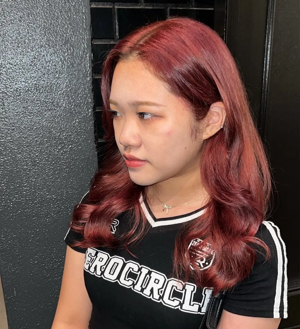 カラー カット ヘアカラー トリートメント 透明感カラー×艶髪 🍒Mihoのヘアスタイル