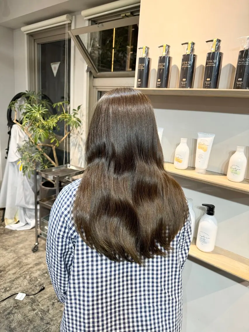 【ご新規様限定♡】カット✂️+透明感カラー🫧+TOKIOトリートメント🧴の写真