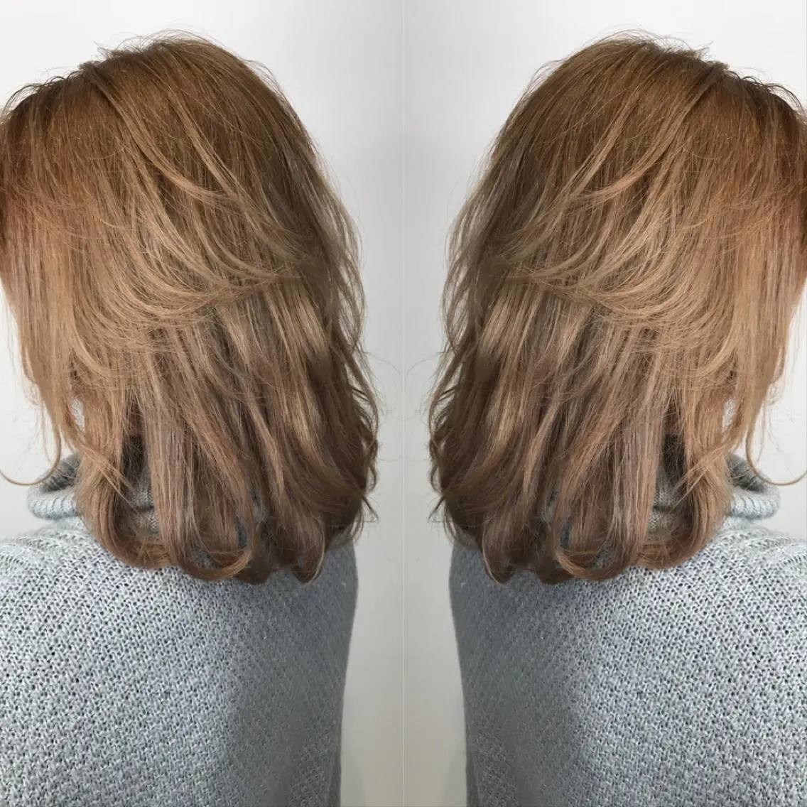 ミディアム カラー 大橋 輝久のヘアスタイル