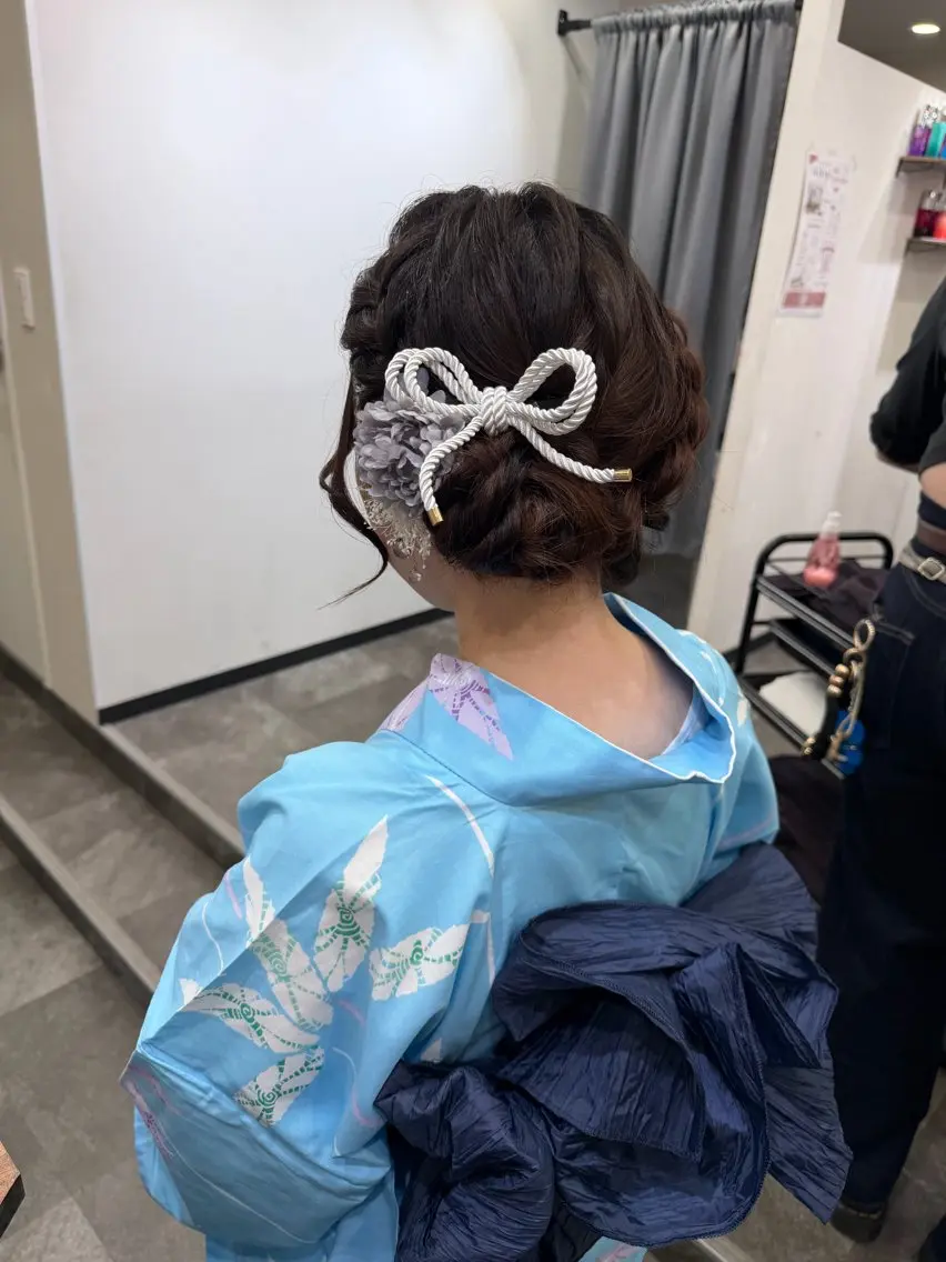 セミロング ヘアアレンジ 籾木 美優のヘアスタイル