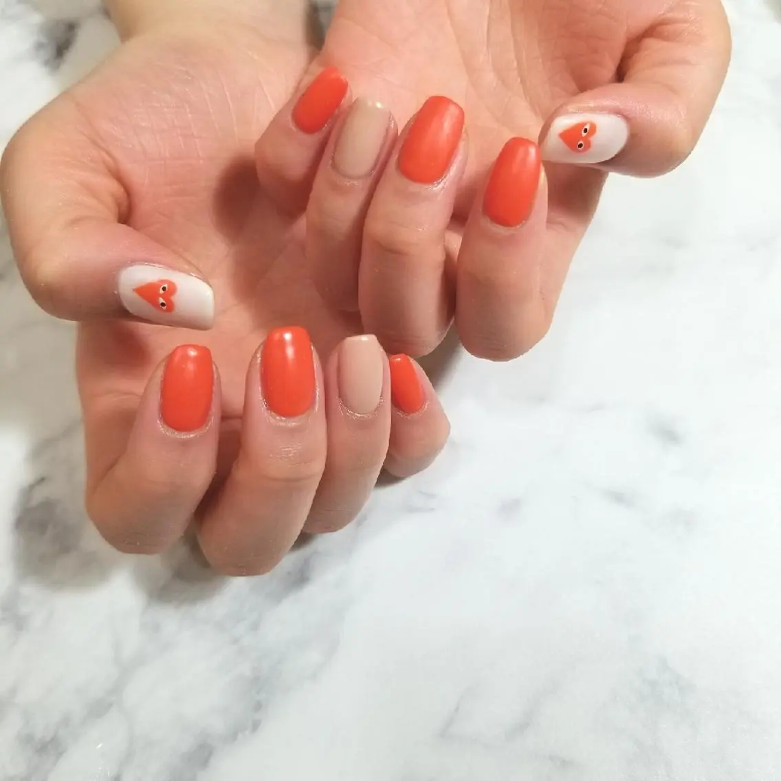 ネイル マットネイル ハンドネイル nijiiro🌈 サトウのネイルデザイン