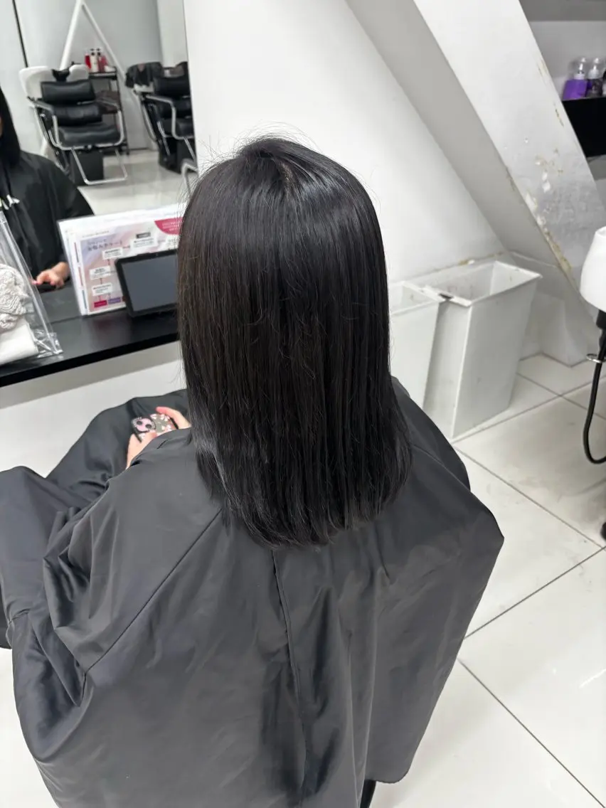 ミディアム カラー カラーモデル募集♩ ALIVEりんのヘアスタイル