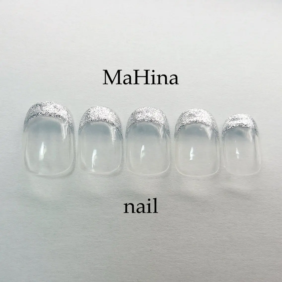 ネイル クリアネイル フットネイル フレンチネイル ジェルネイル ラメ(グリッター) ハンドネイル Le Vernis MaHina・まひなのネイルデザイン