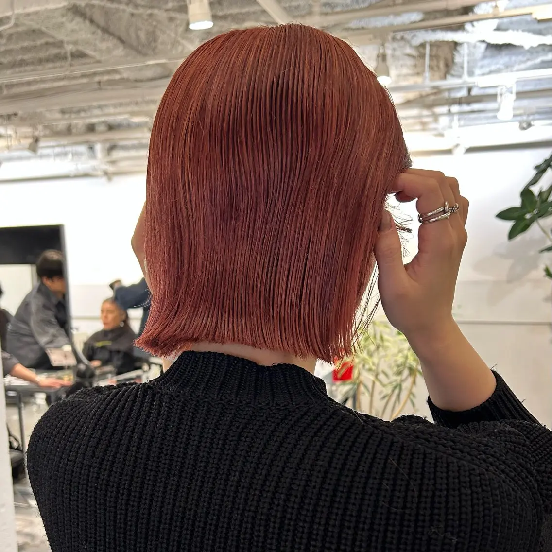 ショート カラー カット ヘアカラー トリートメント 切りっぱなしBOB 職人💜Anzuのヘアスタイル