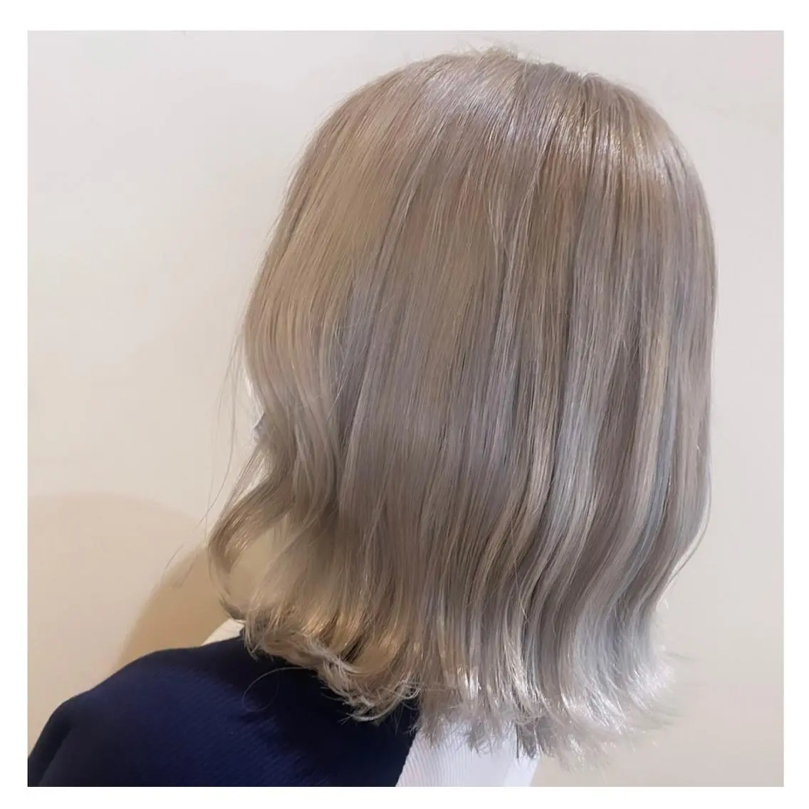 ミディアム カラー ブリーチ ケアブリーチ グレージュ ヘアカラー トリートメント ❁⃘ ち だ り さ ❁⃘のヘアスタイル