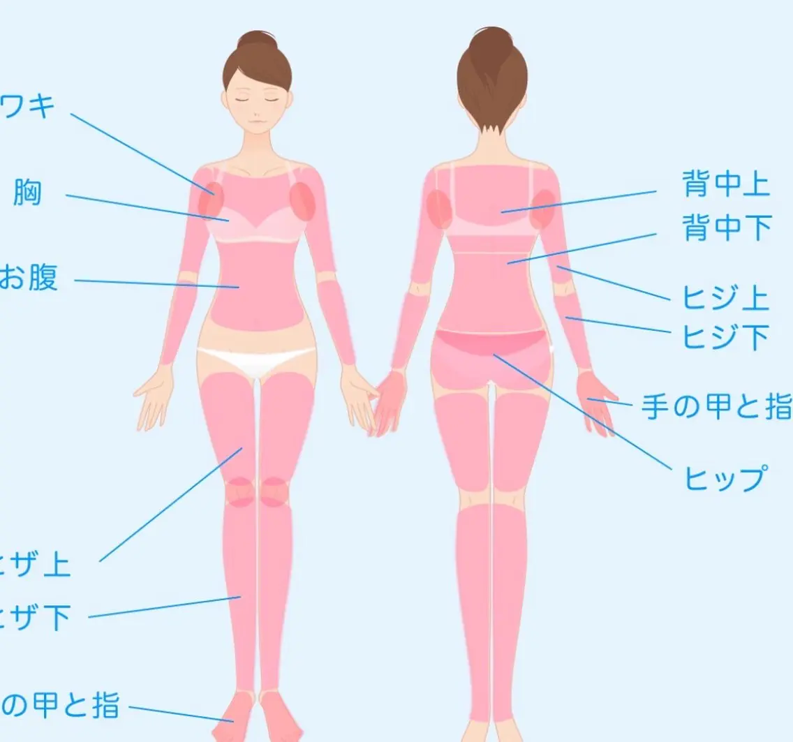 【全身脱毛💎顔のぞく】まるごと美肌ケア♡全身ツルツル肌へ✨自分へのご褒美に✨の写真