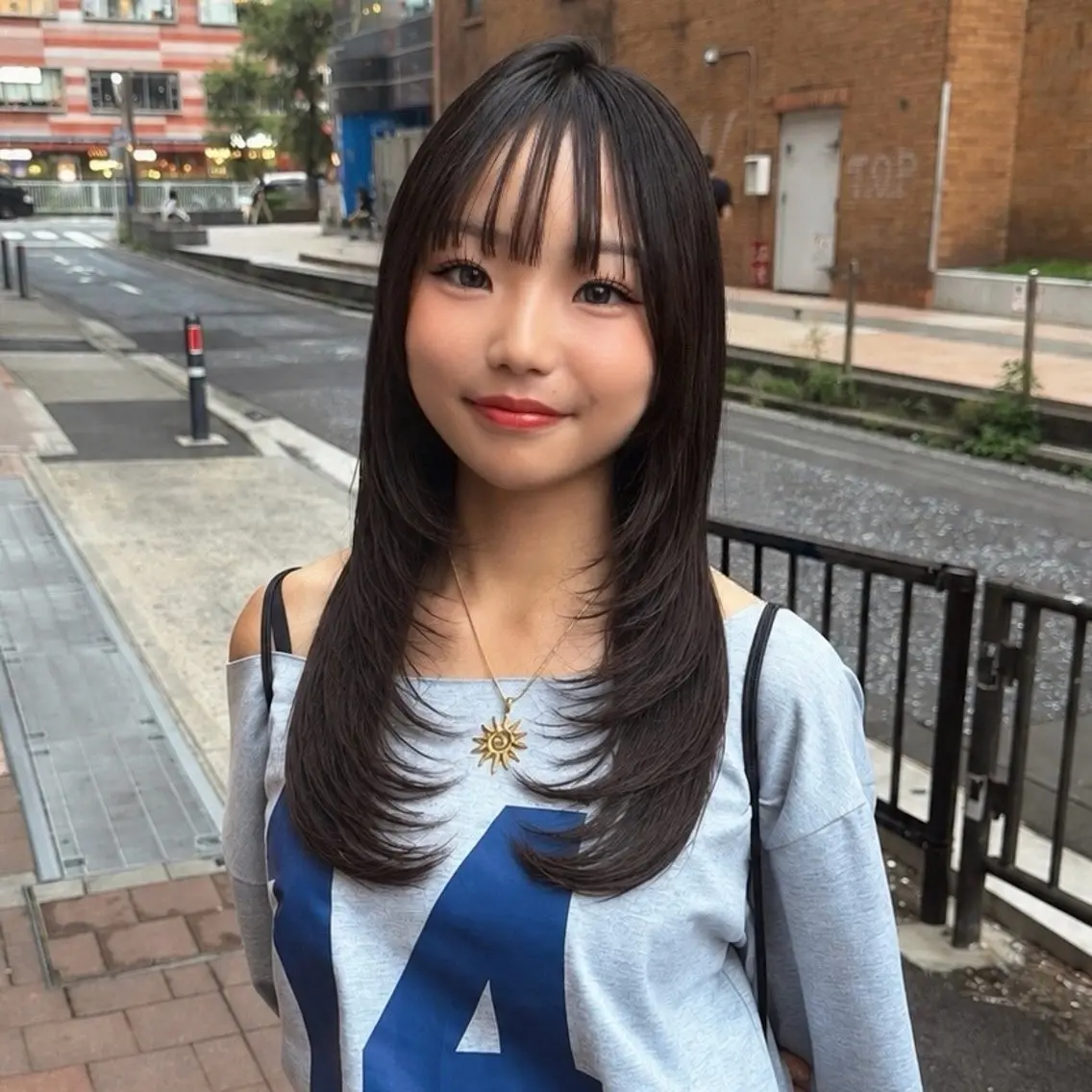 ロング カット 🇰🇷韓国ワンホン カラー🎀✨️AYUのヘアスタイル