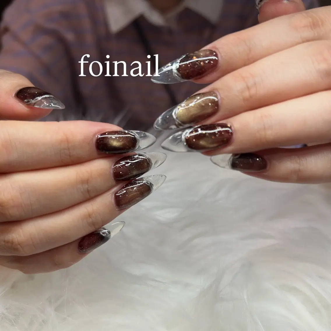 ネイル FOINAIL 🎀長さだし🎀のネイルデザイン