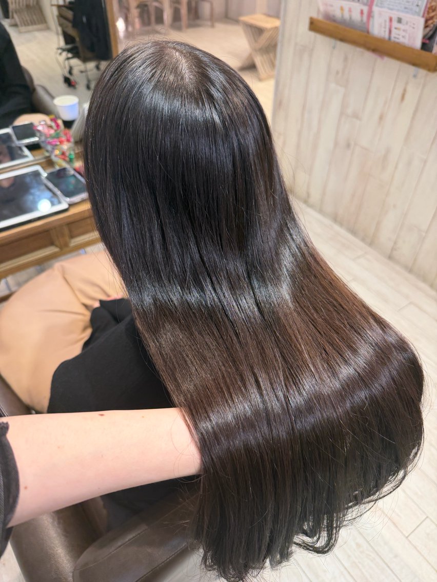 ロング アッシュ アッシュブラウン 🦋【日常派ウルフ】 🦋杉浦 悠月のヘアスタイル
