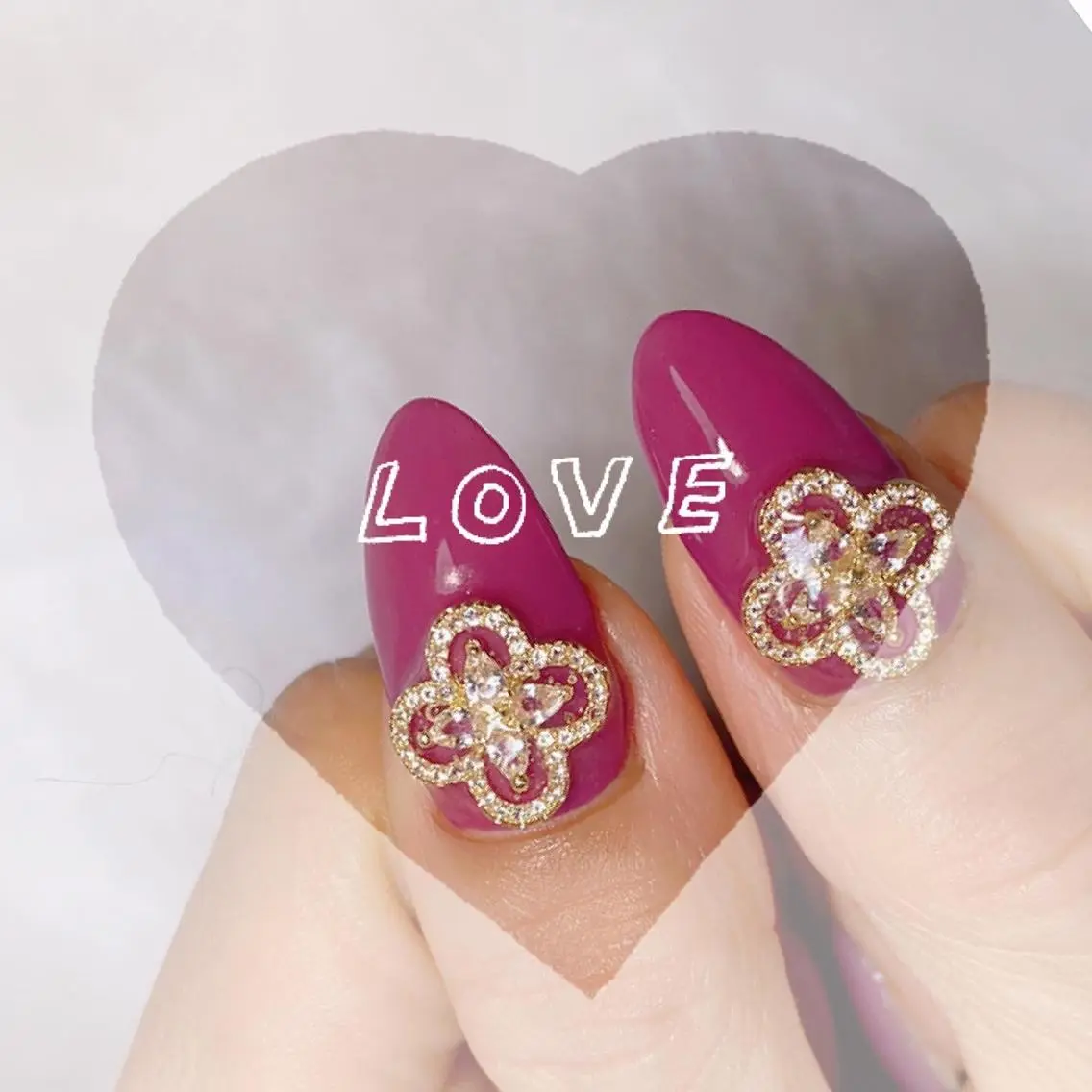 ネイル ハンドネイル RiLion💗 Risa🦋💜のネイルデザイン