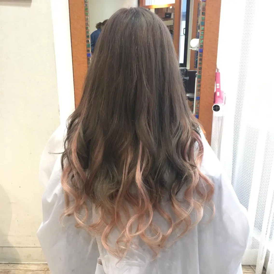 ロング カラー 編み込みエクステ ダブルカラー エクステ リピート指名no.1 /ruiのヘアスタイル