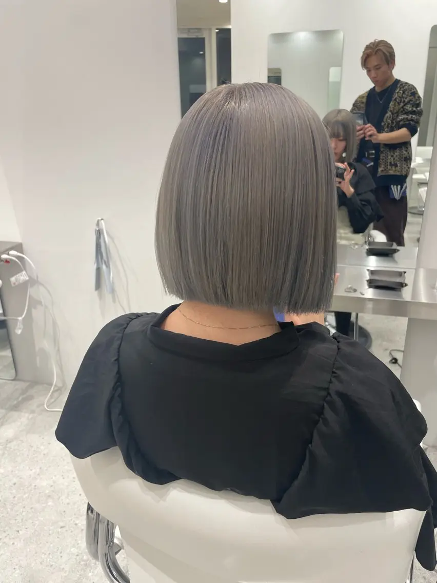 カラー 無料ショートモデル 募集中❗️秋山ひらいのヘアスタイル