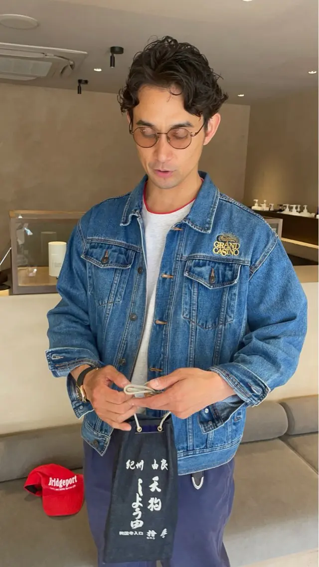 ショート パーマ メンズ カット パーマ men'sセンター パート徳田浩二のヘアスタイル