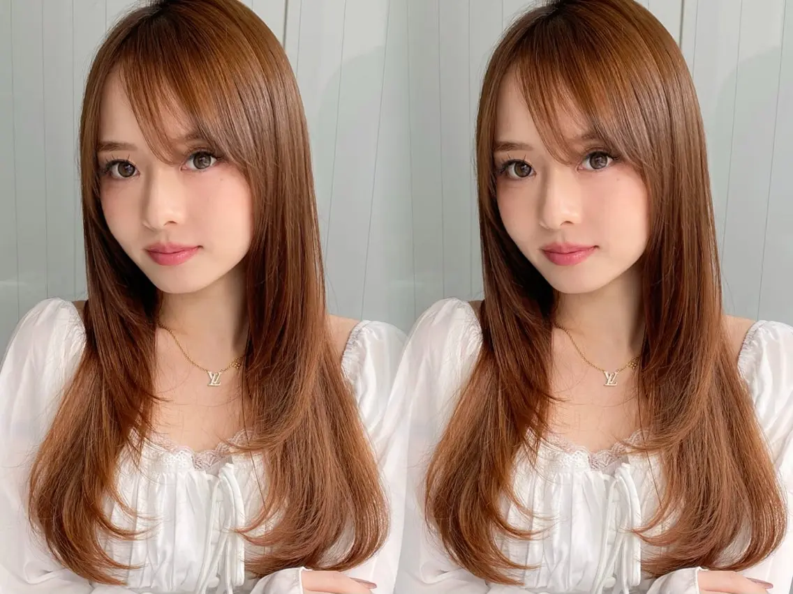 ロング カラー レイヤーカット ワンホンレイヤー カット ヘアカラー トリートメント レイヤー×髪質改善✨ 渋谷/佐藤侑哉のヘアスタイル