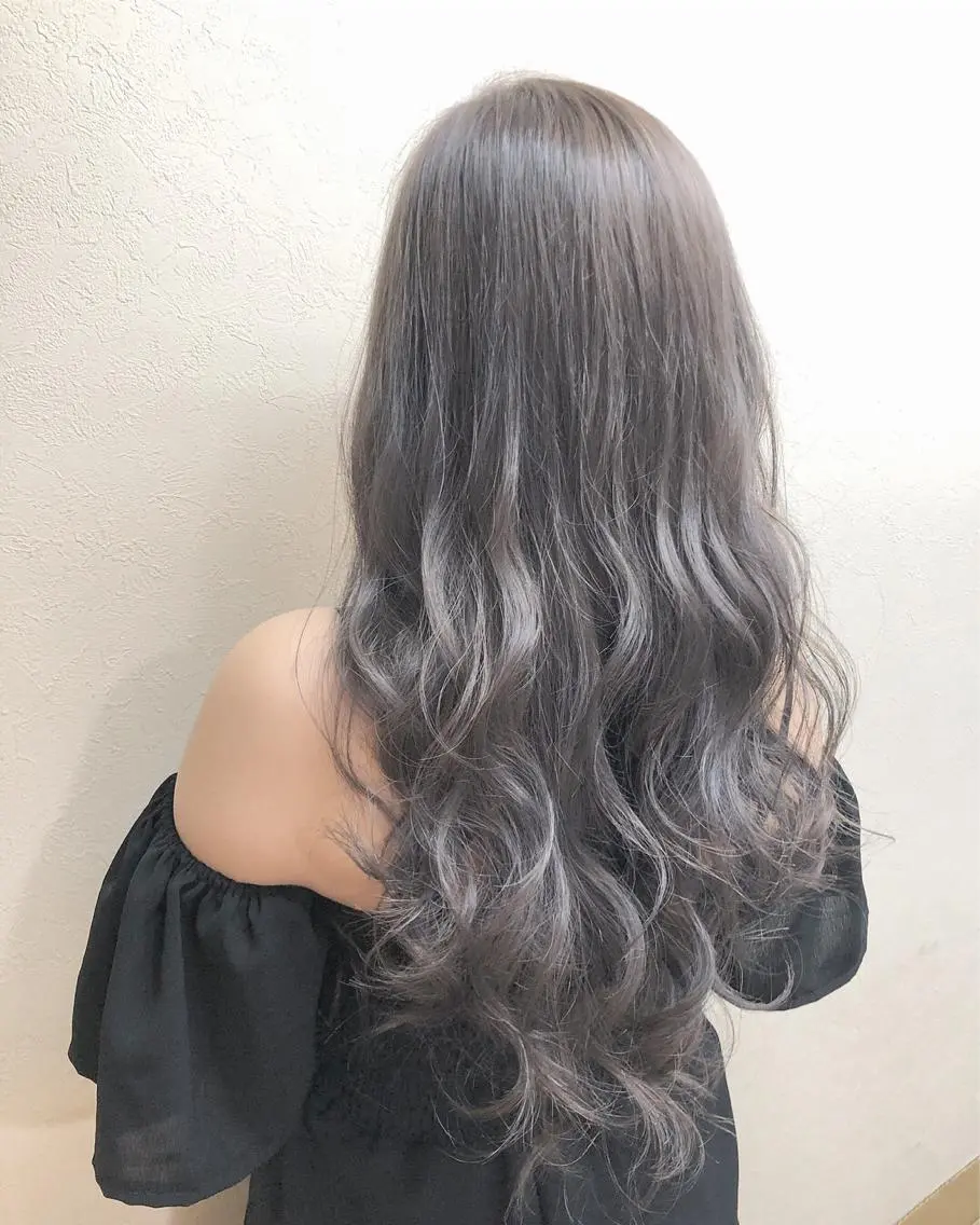 色味改善カラー(細かいハイライト)の写真