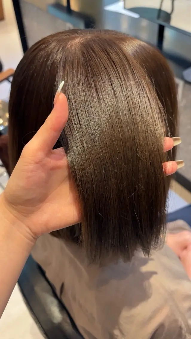 カラー ベージュカラー オリーブベージュ ヘアカラー 最安値モデル募集✨️ sayuri🍓のヘアスタイル